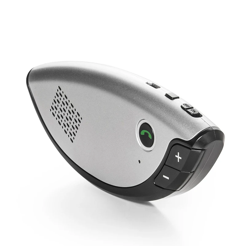 Автомобильный bluetooth-приемник hands-free, усилитель телефона, однокнопочный ответ, mp3-плеер, автозапчасти, XC-74 - Название цвета: Серебристый