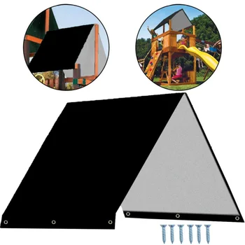 

132 X 226cm Swing Hammock Kit Replacement Tarpaulin Playground Roof Canopy Outdoor Sun Protection Rain Cover Canopy Hot