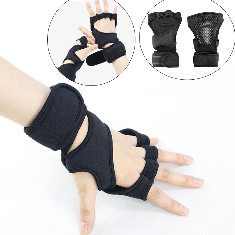 Мужские перчатки для тренажерного зала тяжеловесные спортивные тренировок