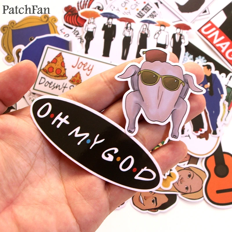 Patchfan 33 шт с надписью ТВ шоу friends (Забавная детская игрушка Стикеры набор сделай