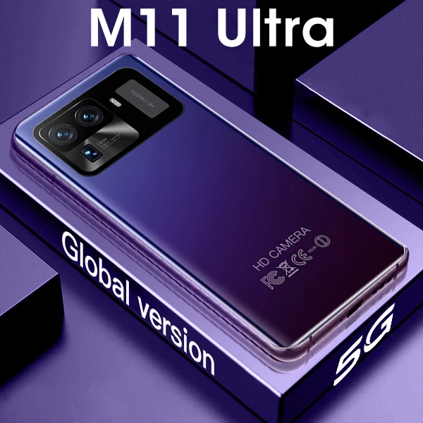 Смартфон глобальная версия M11 Ultra 7 3 дюйма 16 ГБ + 1 ТБ 6800 мАч 64 мп разблокированные