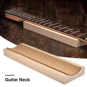 

Electric Acoustic Guitar Bass Caul Long Neck Rest Support Fretwork Luthier Cork Setup Soft Fit for Guitar Banjo Mandolin Bass