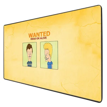 

XGZ Beavis and Butt-head CartoonCartoon Mouse Pad Large Size L XL 2XL Desk Mat Computer Keyboard Pad Lock Edge Rubber Anti-skid