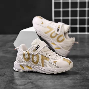 

Kids Shoes 2020 Fashion Autumn Non-slip Boys Sports Shoes Breathable Mesh Surface Running Shoes Girls Wear-resistant Sneakers