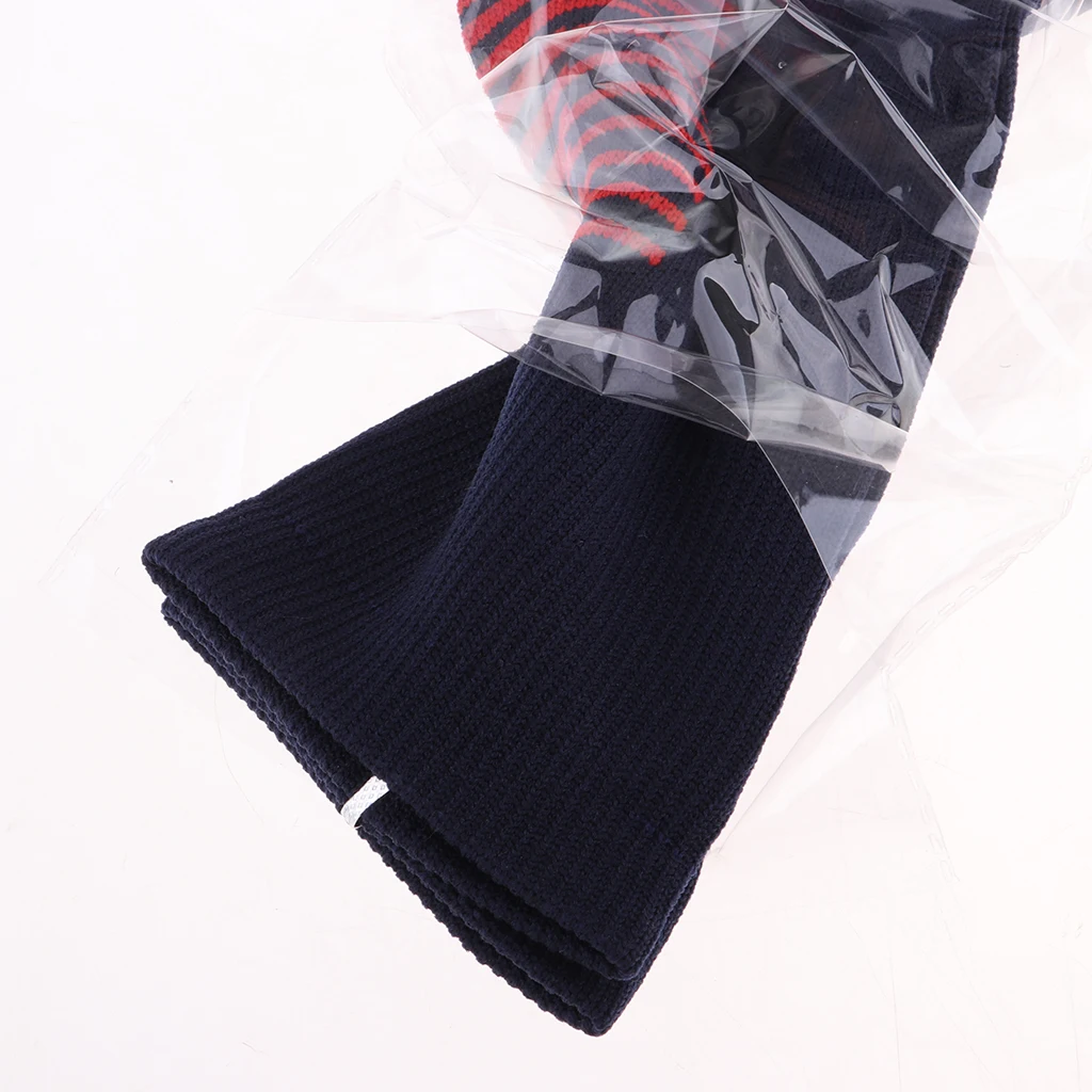 Football Socks Knee High Stripe Athletic Socks Sport Game Compression Stockings Breathable for Men Adults 
