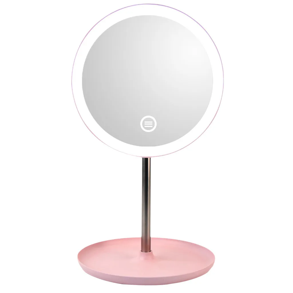 Зеркало для макияжа с естественным белым светодиодный дневной свет отстегивается/База хранения 3 Режимы Health и Красота товары для дома аксессуары
