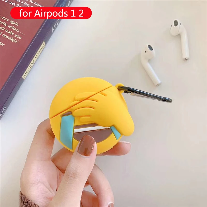 Wireless Bluetooth Earphone Cartoon Cute case For Apple Airpods 2 Headset soft Silicone Protective Cover For Airpods accessories - Цвет: 321