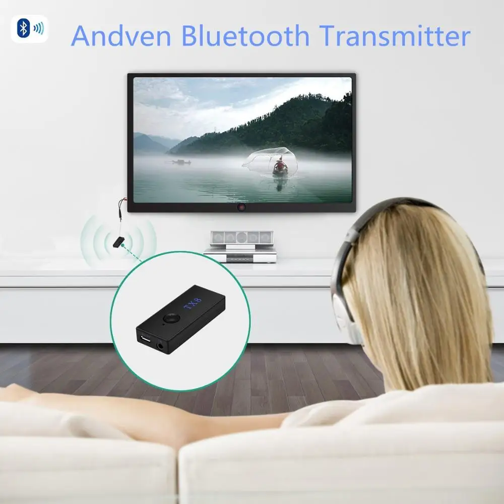 Беспроводной Bluetooth передатчик с RCA входом и штекером 3 5 мм|mp3 transmitter|bluetooth mp3