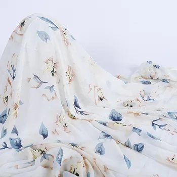 

Flower Chiffon 75D Dress Material Chiffon Fabric DIY Sewing Chiffon Textile 1 Yard
