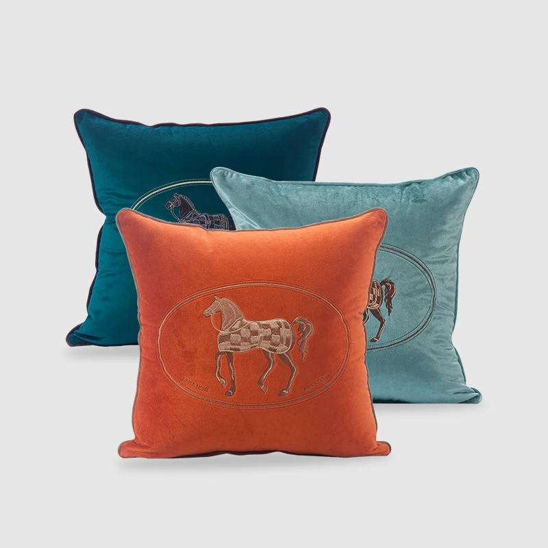 

Embroidery sofa pillow car decoration pillow living room pillow case waist pillow cushion home decoration pillow