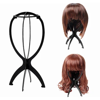 

Wig Display Stand Bracket Support Dry Wet Detachable Portable Wig Holder (Blue)