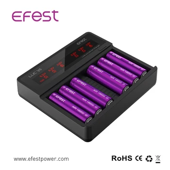 

Efest LUC V6 LCD & USB 6 Slots 18650 20700 battery Charger