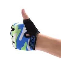 Kids Half Finger Sports Gloves Non-Slip For Kid Child Children Cycling Gloves For Boys Girls Biking Cycling Riding 2