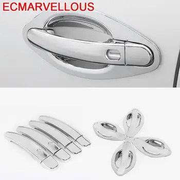 

Auto Rear Panels Foot Pedal Door Handle Automobile Modified Chromium Car Styling Accessories Protecter 17 FOR Volkswagen Tiguan
