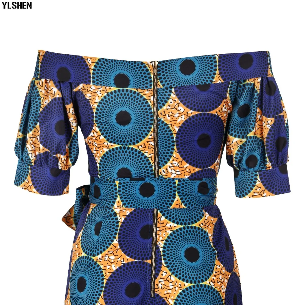 Dashiki African Clothes for Women Traditional Print  Jumpsuit Dresses Basin Riche Clothing Vetement Robe Africaine Femme 2019 34