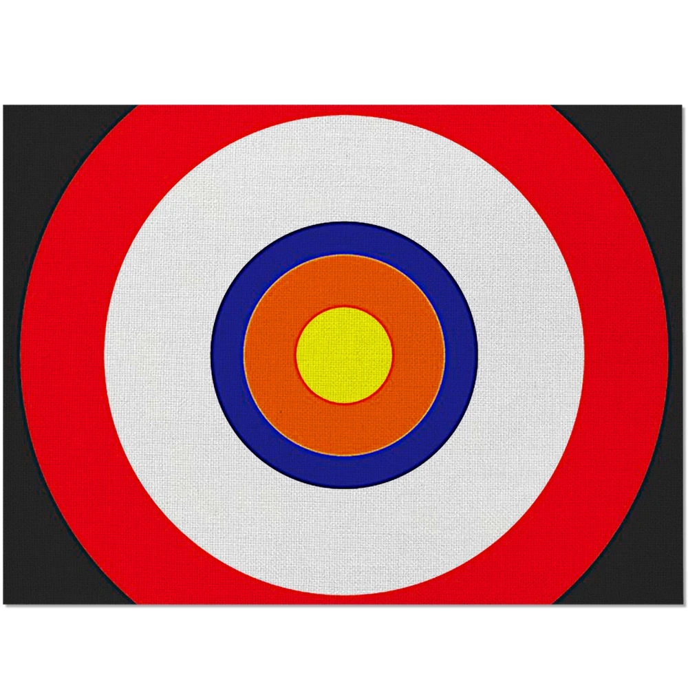 Fuwatacchi Shooting Target Placemat Drink Coasters Heat-insulated Tableware Decor Kitchen Dinning Bowl Dish Waterproof Pad Table - Цвет: 6298