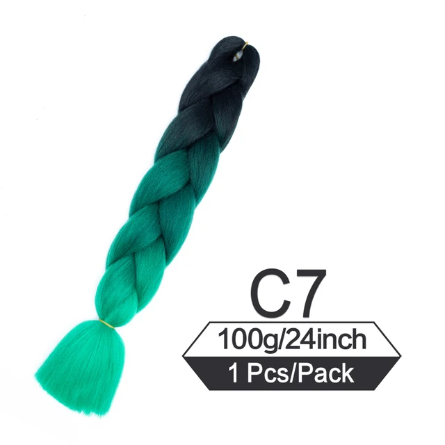 24 Inch Jumbo Braiding Hair Extensions For Box Twist Braid Accessorie Pre Stretched Afro Fake Hair Wholesale Jumbo Crochet Braid T1B/Purple