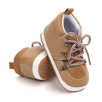 

Baby Shoes PU Suede Lace Casual Baby Boy Shoes Cotton First Walker Gentleman Baby Boy Shoes