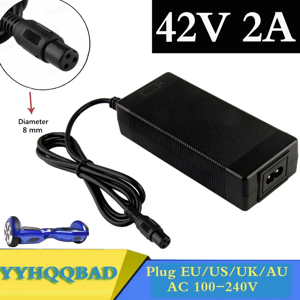 Новое универсальное зарядное устройство 42V 2A 100 240VAC источник питания для