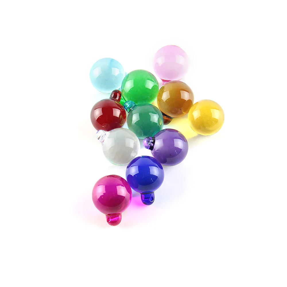 20mm/30mm 10 Pieces Crystal Hanging Balls Various Color Glass Smooth Ball Feng Shui Suspension For Curtains 20mm 30mm 10 pieces crystal hanging balls various color glass smooth ball feng shui suspension for curtains