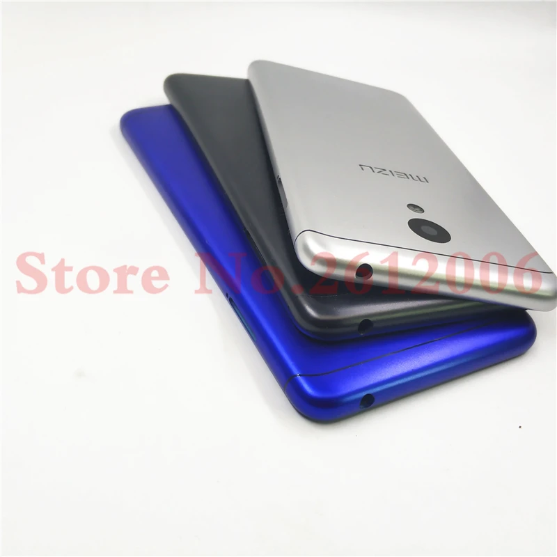 Корпус для Meizu M6 m6 mini M711H M711Q металлический аккумулятор задняя крышка Запасные части чехол+ кнопки объектив камеры+ боковые клавиши