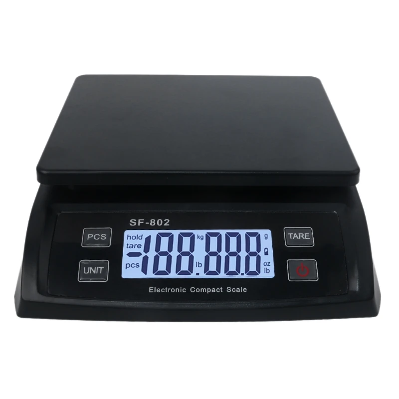 High-Capacity Digital Postal Scale with Counting Function - 25kg/55lb, Electronic Weighing Tool