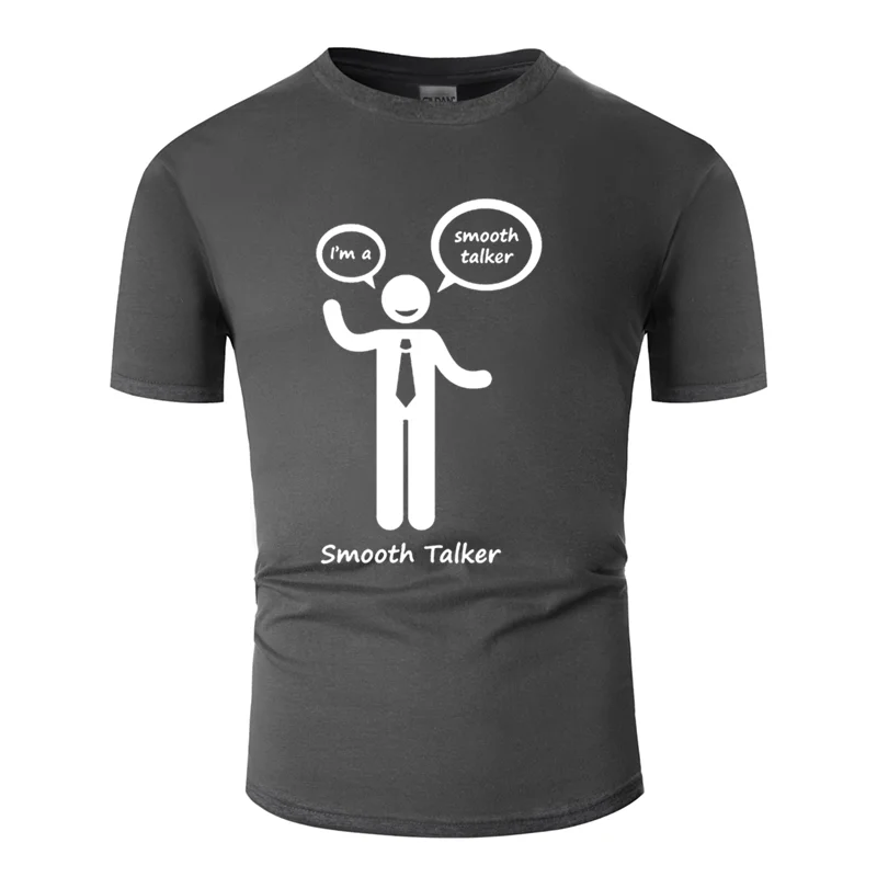 Comical the attitude of a smooth talker, футболка для мужчин,, тонкая футболка, против морщин, большой размер, S~ 5xl, хип-хоп
