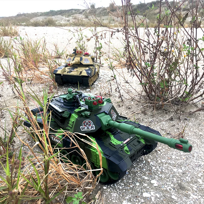 

Remote Control Tank Model Ultra Large Parent And Child Battle-Emission Charge Electric Children Off-road Toy Boy Car