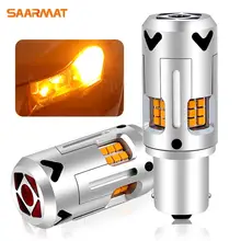 2 pces canbus nenhum erro conduziu o sinal de volta 3000k âmbar p21w bau15s py21w para toyota corolla camry 40 50 70 rav4 prado prius 20 30 50
