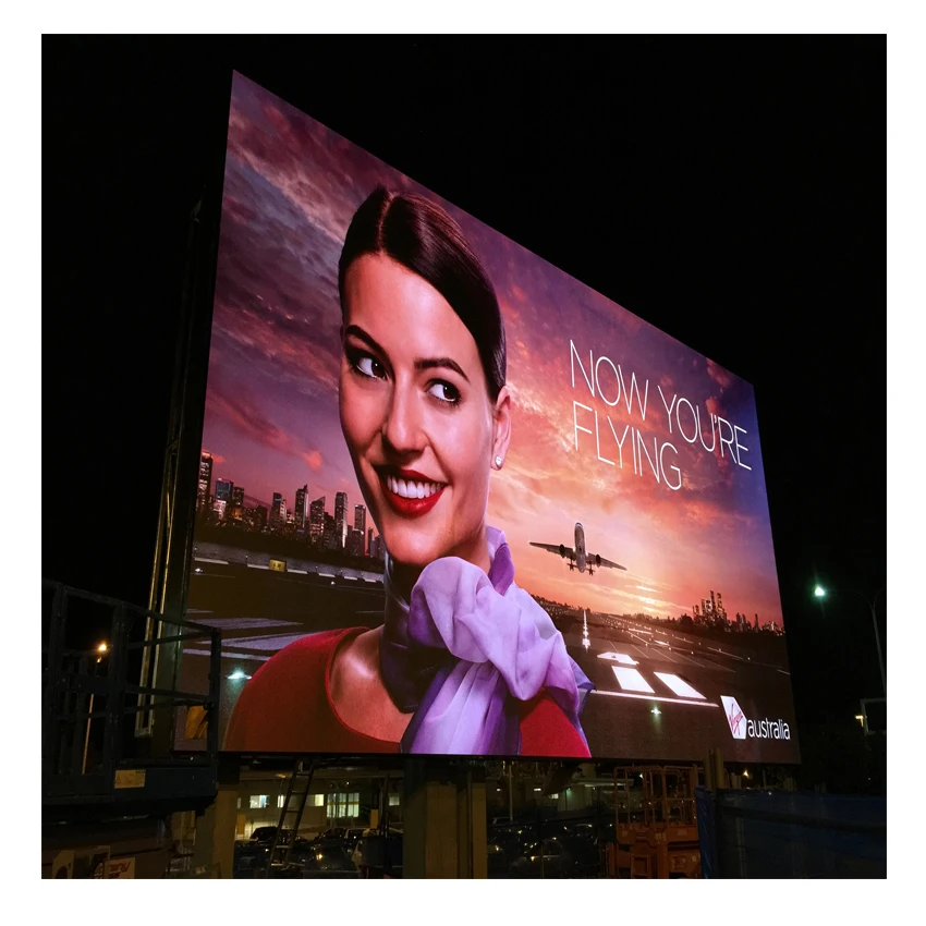 

High brightness waterproof full color led display for advertisi P8 Outdoor 512X512mm Die Casting Aluminum Cabinet SMD3535