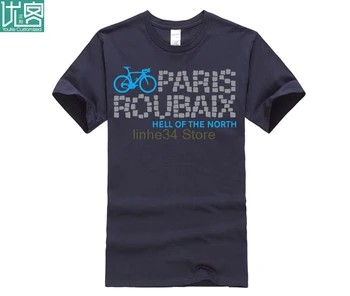 

New T Shirts Funny Tops Tee Shirt Paris Roubaix Hell Of The North Cycler Sale 100 % Cotton T Shirt Men Short Sleeves