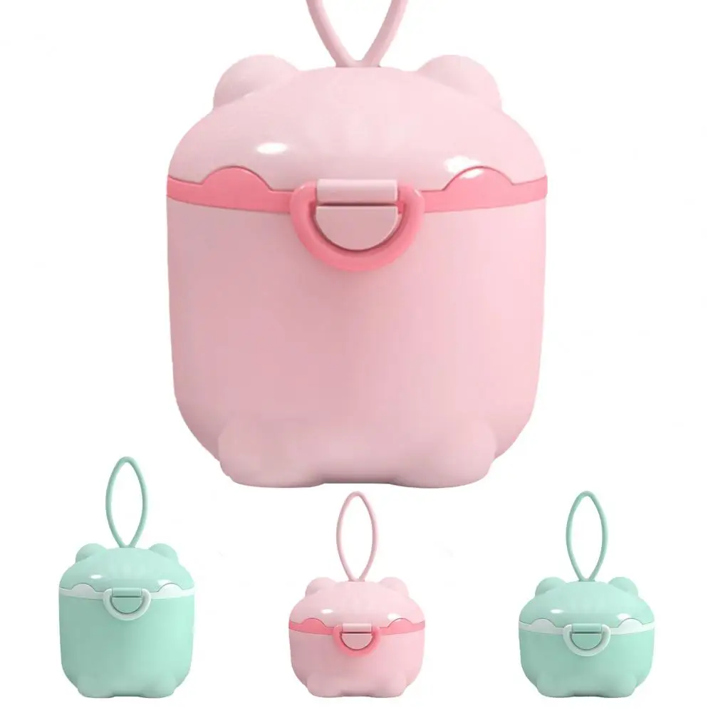 Infant Milk Powder Box Essential Cereal Toddler Snack Container Milk Powder Container Cartoon Portable Baby Food Storage Box