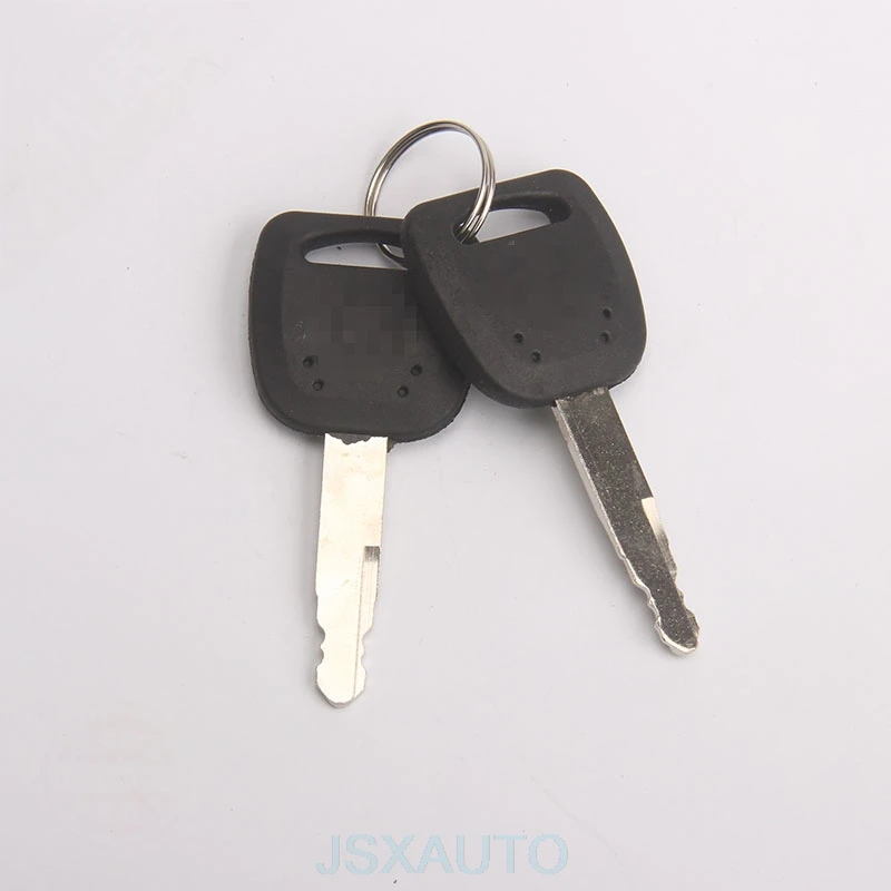 Для XCMG 60/80/85/150/215 аксессуары для экскаватора, экскаватор ключ зажигания дверной замок ключ запуска - Цвет: 2pcs