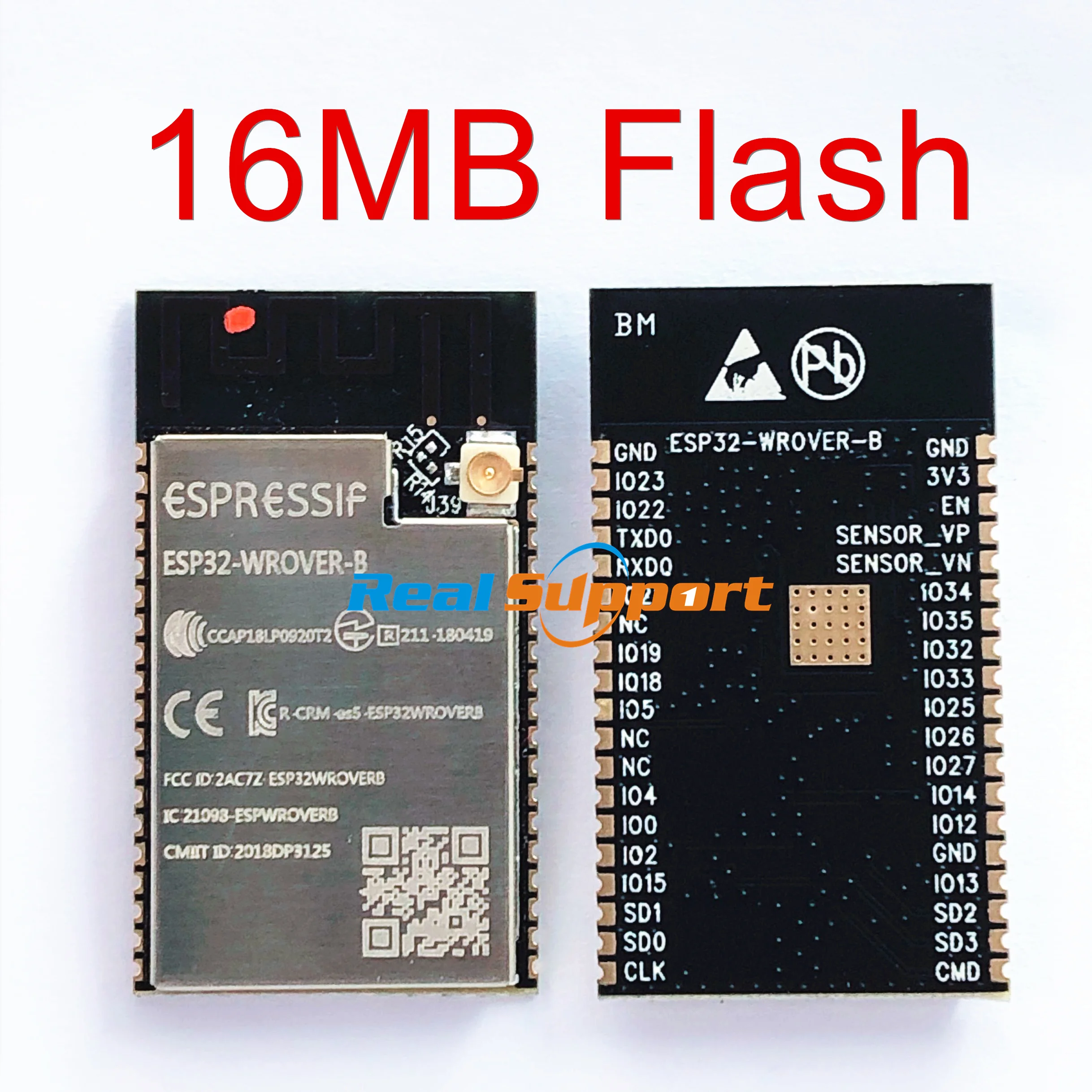Флэш память ESP32 WROVER IB 16MB SPI модуль антенны Ipex на основе Φ WiFi флэш MCU|Запасные части| |