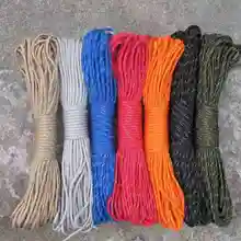 100 футов, 9 ядер, Паракорд для выживания, парашют, оборудование для скалолазания, для кемпинга, выживания, кемпинга, веревка, шнур, для кемпинга, R3H5