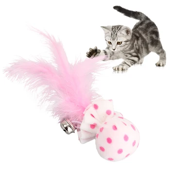 

A Wide Variety Of Funny Cat Toy Interactive Cute Bell Ball Kitten Toy Pet Feather Toys Cat Training Toys Pet Supplies For Cat