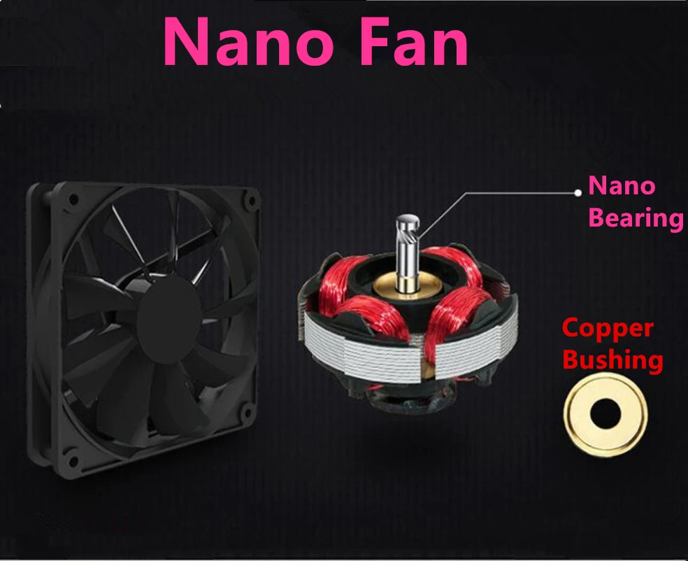 Блок питания для Aigo DIY GTX1080Ti I7 I7700 80PLUS Gold Nano Fan 500W источник питания DJ500