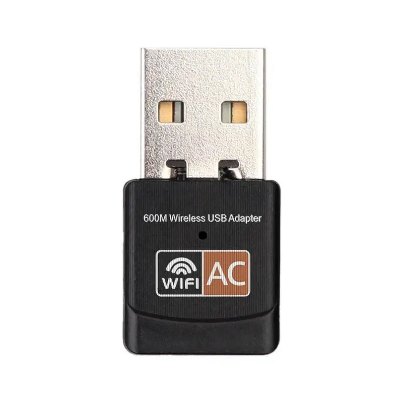 Двойной 600 Мбит/с 2,4G/5G Hz Беспроводная Lan Карта USB PC WiFi адаптер 802.11AC Mini 150m WiFi адаптер дропшиппинг