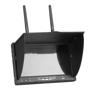 

5.8G 48CH 7 Inch 800 x 480 FPV Monitor Build-In Battery Without DVR for FPV Racing FPV RC Drone-EU Plug