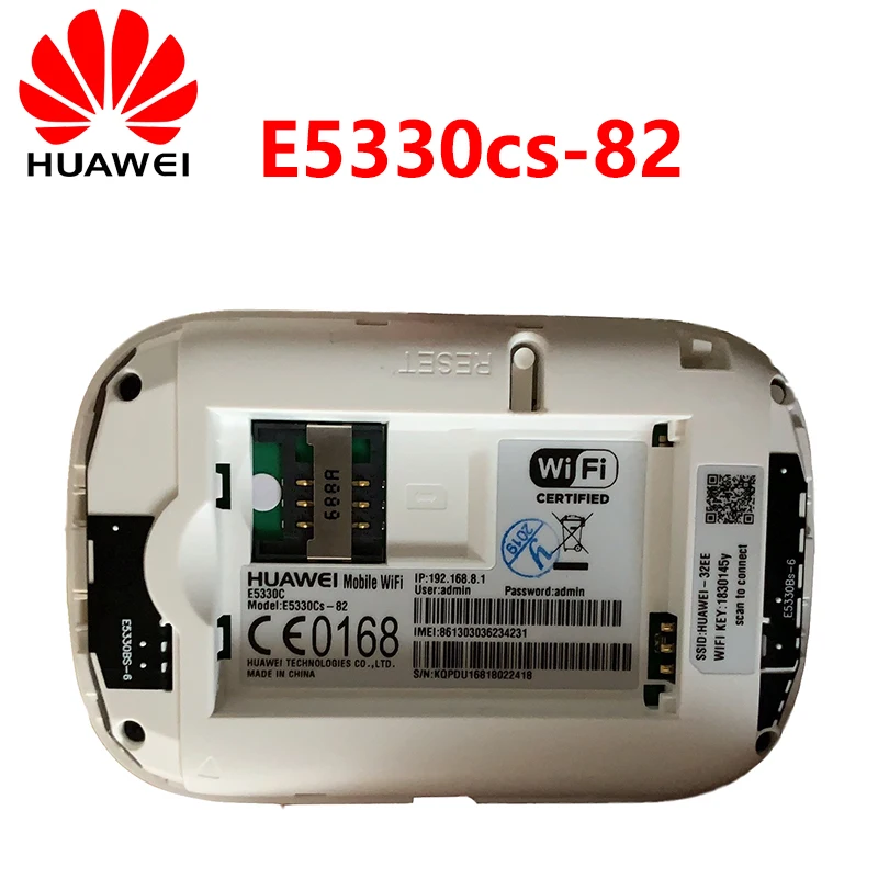 Разблокированный HUAWEI E5330cs-82 мобильный 3g роутер MIFI точка доступа возможно Wi-Fi карман с слотом для sim-карты