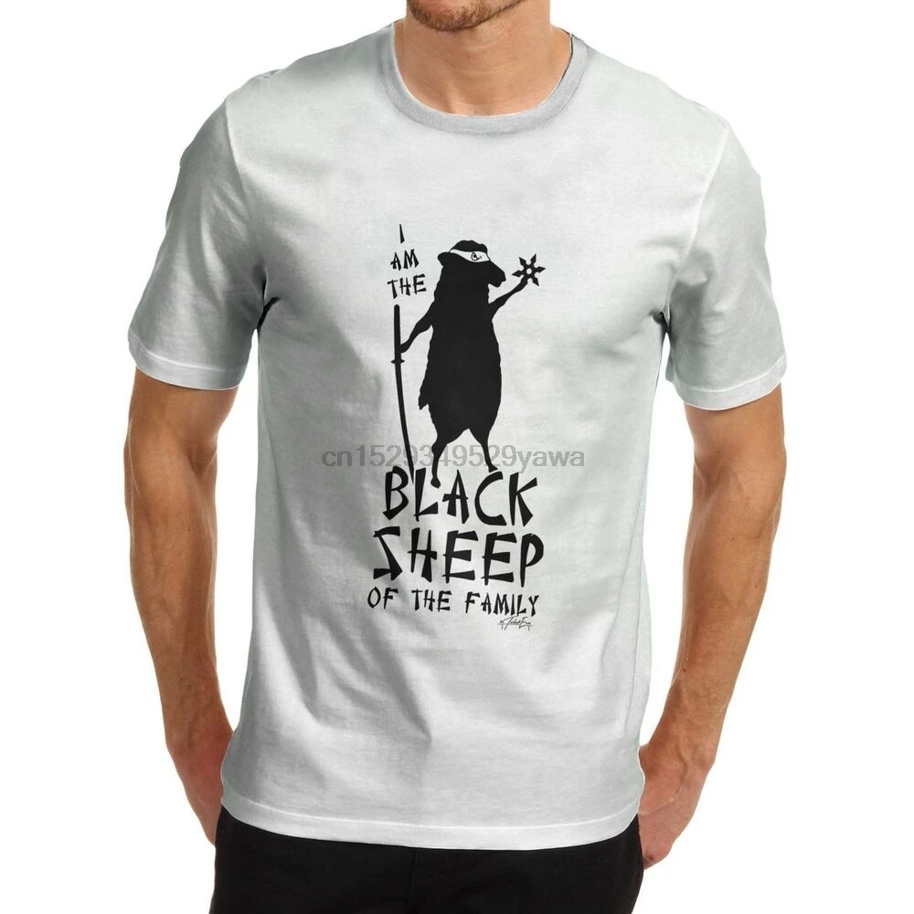 Ongeldig Tolk Voorbijganger Heren Ik Ben Het Zwarte Schaap Van De Familie Grappige T shirt|T-shirts| -  AliExpress