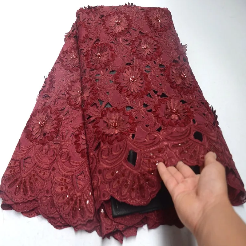 

Gorgeous French net lace fabric 3D flower Swiss tulle mesh lace fabric high quality african lace fabric DG347