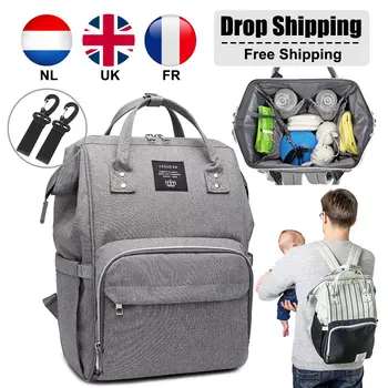 

Folding Crib Mommy Bag Multifunctional Fashion Mother And Baby Bag Large Capacity Shoulder Dad Backpack Storage Bag