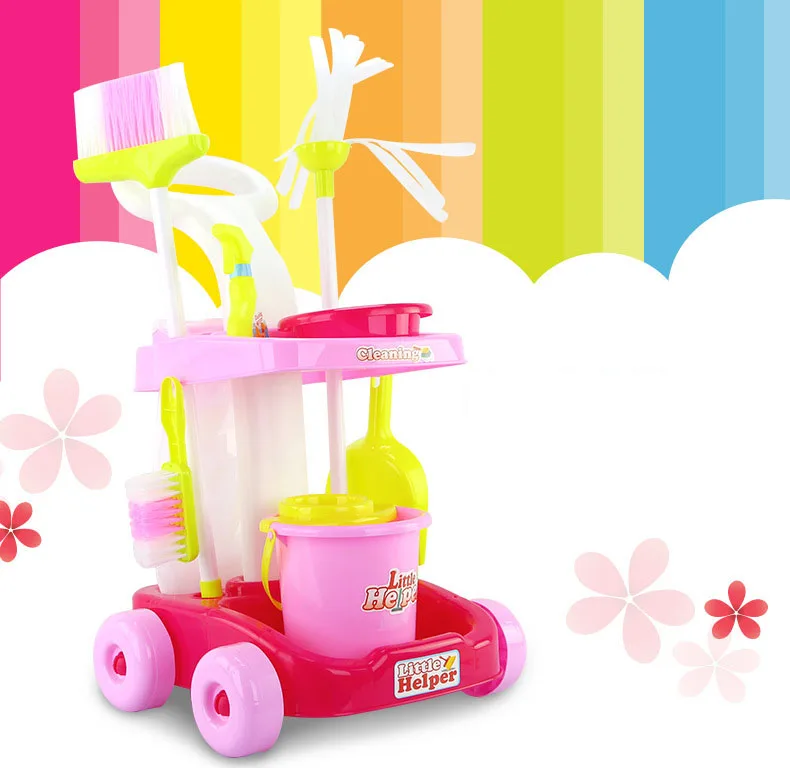children's cleaning cart