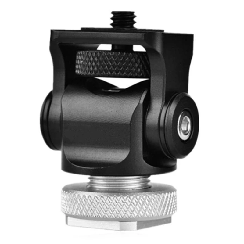 

Hot Shoe Adjustable Flash Adapter Microphone Stand for Outdoor Photography