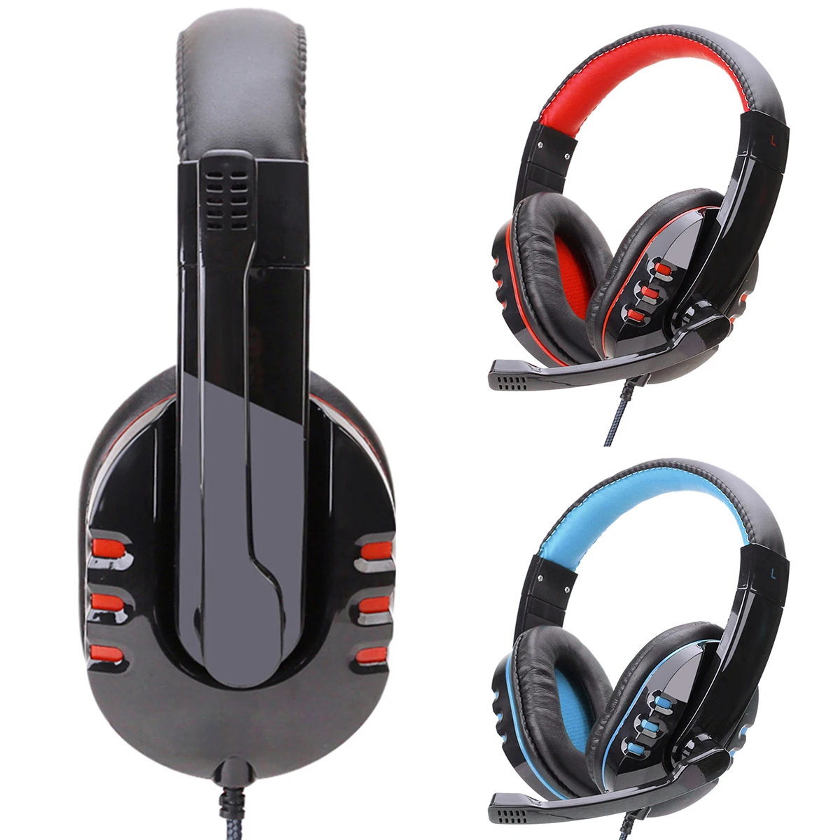 Wired 3 5mm Headphone Stereo Surround Gaming Headset With Mic Professional Computer Headphones Volume Control For PS4 PC