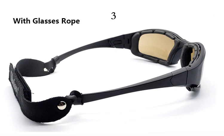 Outdoor Hiking Protective Army Men's Sunglasses 4 Lens 2021 Tactical Daisy X7 Polarized Glasses Airsoft Shooting Military Goggle