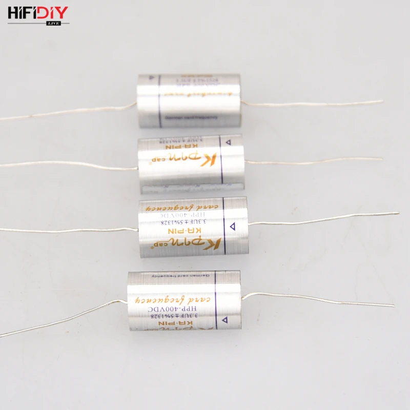 HIFIDIY LIVE Silver MKP capacitor non-polar frequency divider capacitor AUDIO nourishments 8.2uf 10uf 12uf 15uf 18uf22uf33uf47uf