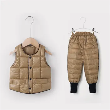 

Toddler Boy Clothes Toddler Girl Clothes Boys Clothes Kids Costume Toddler Girl Winter Clothes Two-piece Vest + Trousers