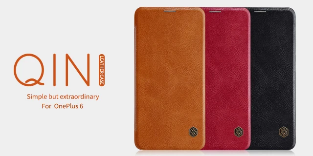 Для OnePlus 7 T/7 T Pro OnePlus 7/7 Pro/OnePlus 6/6 T/5 T/3t чехол NILLKIN Qin кожаный чехол-книжка с откидной крышкой чехол из натуральной кожи защитный чехол